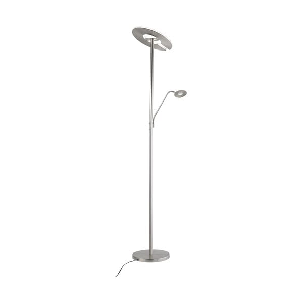 Lampada da terra con intensità regolabile argentata (altezza 180 cm) Dent – Fischer & Honsel