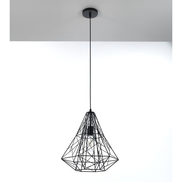 Černé závěsné svítidlo Tomasucci Diamond Black-image-3