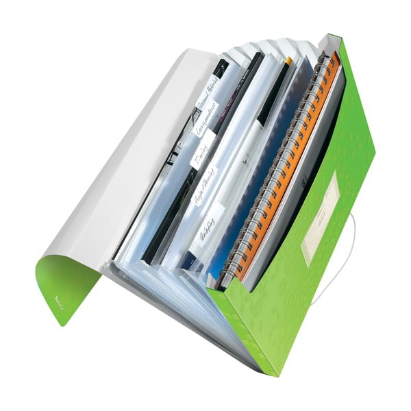 Cartella verde con scomparti WOW - Leitz-image-2