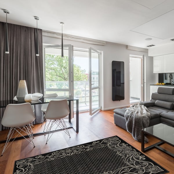 Tappeto grigio scuro 133x190 cm Soft - FD-image-3