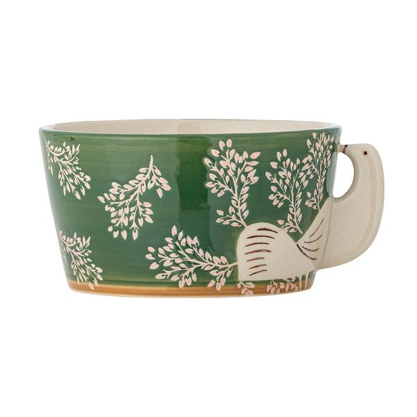 Ciotolina per zuppe e minestre verde in gres 460 ml Hezha – Bloomingville-image-3