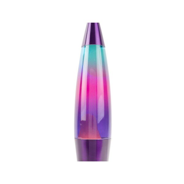 Lava lamp in vetro (altezza totale 41,5 cm) Rainbow Rocket Lava – Leitmotiv-image-2
