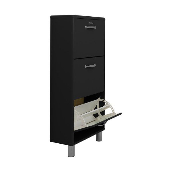 Scarpiera nera con cerniera Malibu - Tenzo-image-2