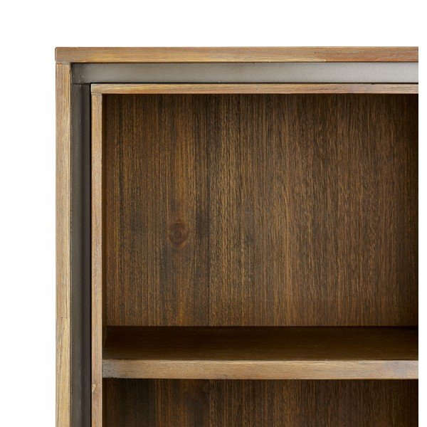 Cassettiera alta in legno di acacia Malaga Duo - Furnhouse-image-2