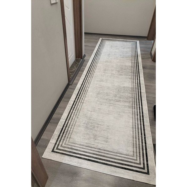 Passatoia color crema lavabile 80x200 cm Simpio – Vitaus-image-1
