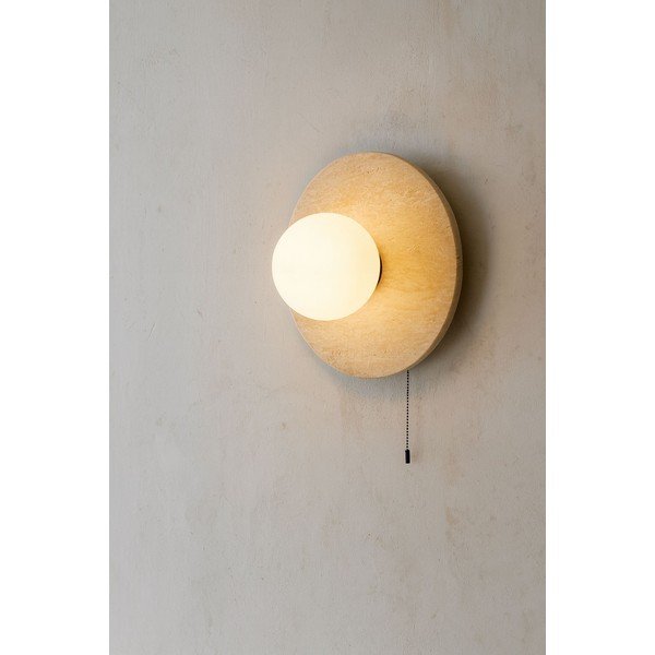Lampada da parete beige in pietra ø 12 cm Hilde – Opviq lights-image-1