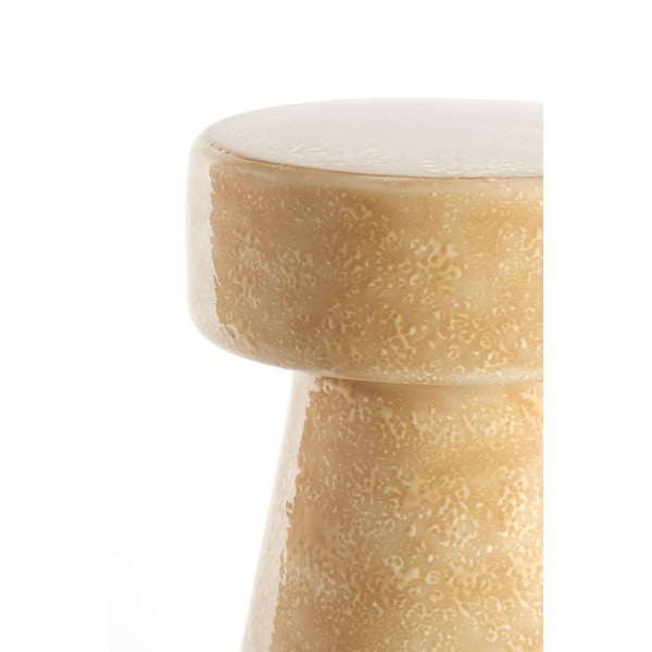 Tavolino rotondo in metallo ø 29 cm Dakwa - Light & Living-image-1