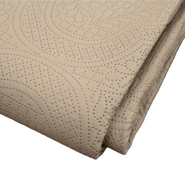Set con copriletto e federa marrone chiaro in microfibra 240x260 cm Romane – douceur d'intérieur-image-2