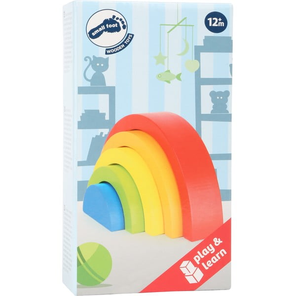 Gioco pieghevole in legno per bambini Rainbow - Legler-image-1