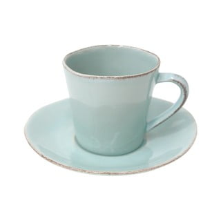 Tazza in gres turchese con piattino Esme, 190 ml Nova - Costa Nova