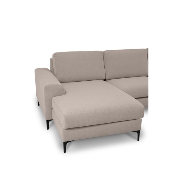 Divano angolare beige (angolo destro/"U") Henry - Scandic-image-3