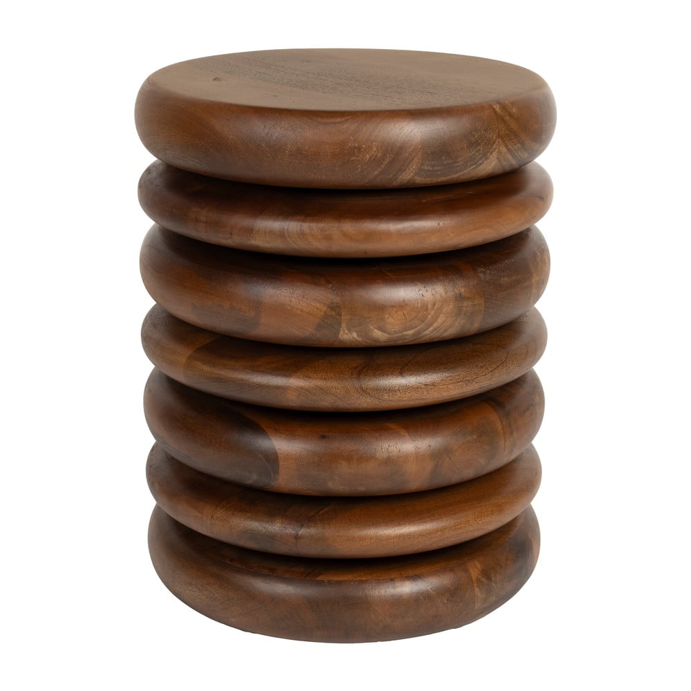 Sgabello colore naturale scuro Disc – Zuiver | Sgabelli