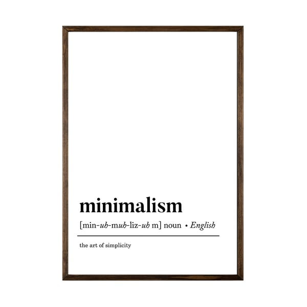 Poster 50x70 cm Minimalism - Wallity