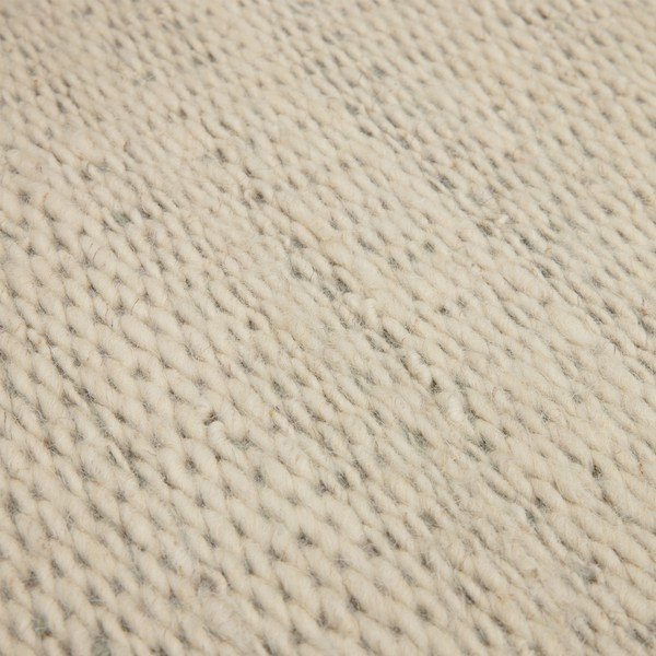 Tappeto in lana intrecciata a mano color crema e verde salvia 160x230 cm Lima Sage - Asiatic Carpets-image-3