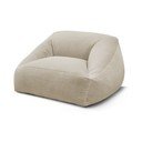 Puof a sacco beige con rivestimento in pelliccia sintetica Lilibet – Bobochic Paris