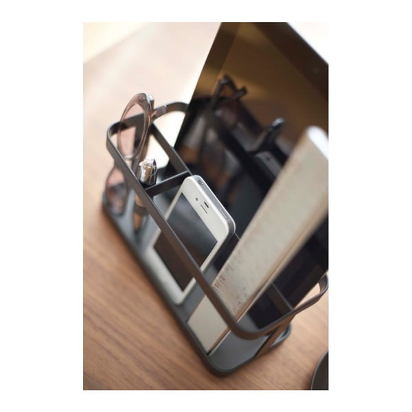 Cremagliera nera multifunzionale Tower - YAMAZAKI-image-1