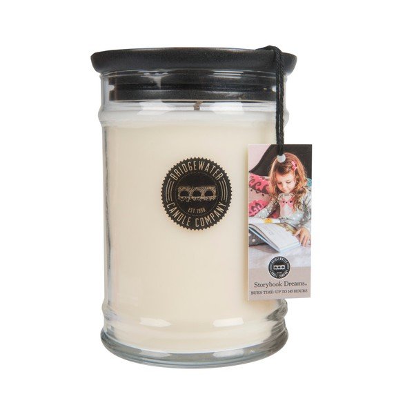 Candela profumata al sandalo in scatola di vetro Bridgewater Candle Company Storybook Dreams, durata di combustione 140-160 ore - Bridgewater Candle Company