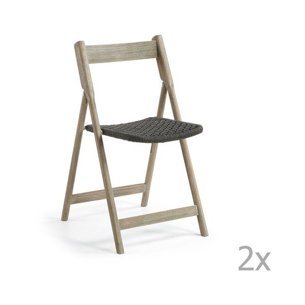 Sada 2 skládacích zahradních židlí La Forma Picot