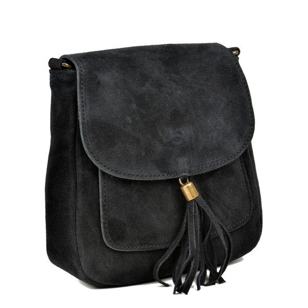 Borsa in pelle nera Ben - Anna Luchini-image-2