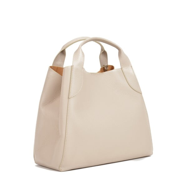 Borsa in pelle beige Mardon - Sofia Cardoni-image-3