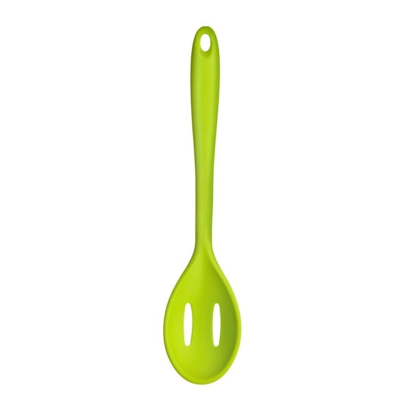 Cucchiaio forato in silicone verde lime Zing - Premier Housewares