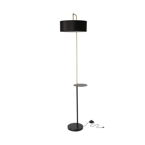 Lampada da terra nera (altezza 172 cm) Impact - Candellux Lighting-image-1