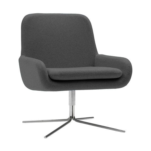 Poltrona girevole antracite Girevole Coco - Softline-image-2