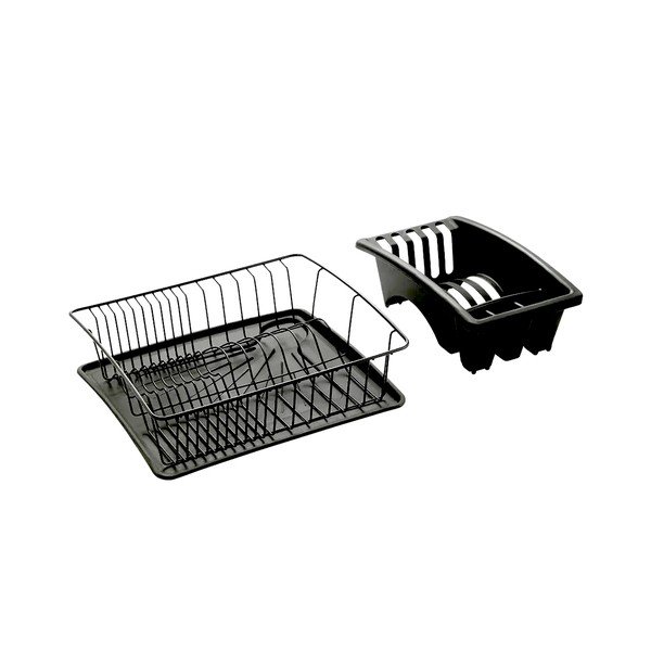 Vaschetta di raccolta in acciaio inox grigio antracite Aquatexplus Lava - Metaltex