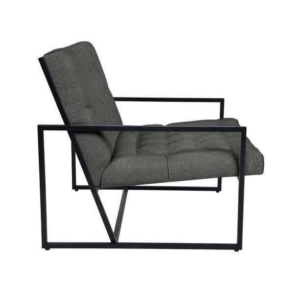 Poltrona grigio scuro Aster - Mazzini Sofas-image-3