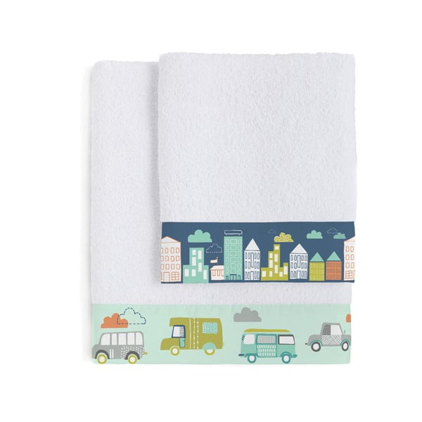 Set di asciugamani e teli da bagno in cotone 2 pezzi 50x100 cm Holidays - Moshi Moshi