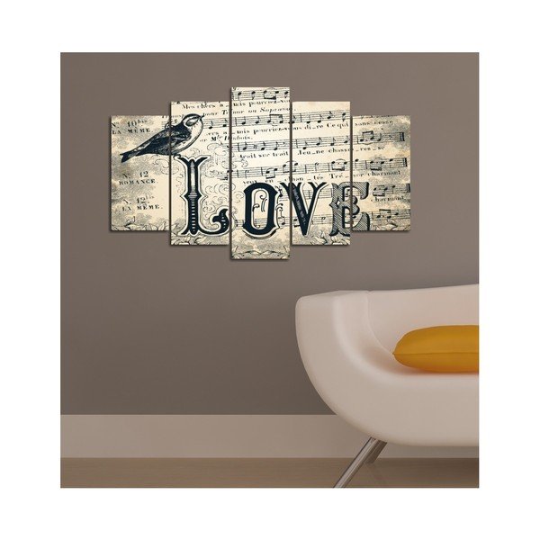 Quadro multiplo Fleur, 102 x 60 cm - Insigne-image-1