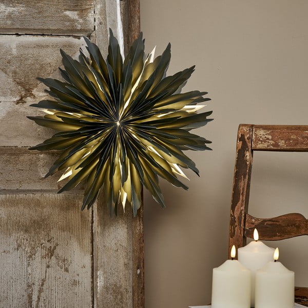 Decorazione luminosa natalizia verde ø 40 cm Dis - Star Trading