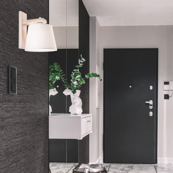 Lampada da parete marrone chiaro ø 20 cm Aida - LAMKUR-image-2