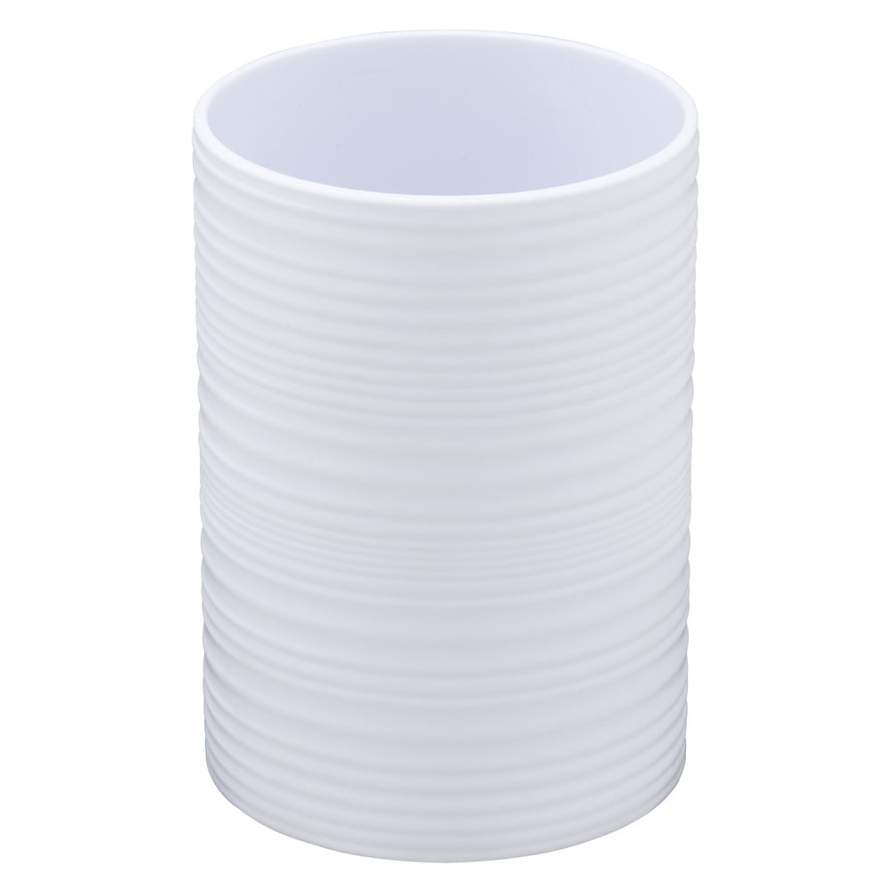Portaspazzolino bianco opaco in plastica Lyon – Allstar | Portaspazzolini