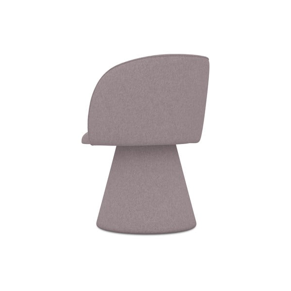 Sedia da pranzo lavanda in imbottito Maia – Makamii-image-3