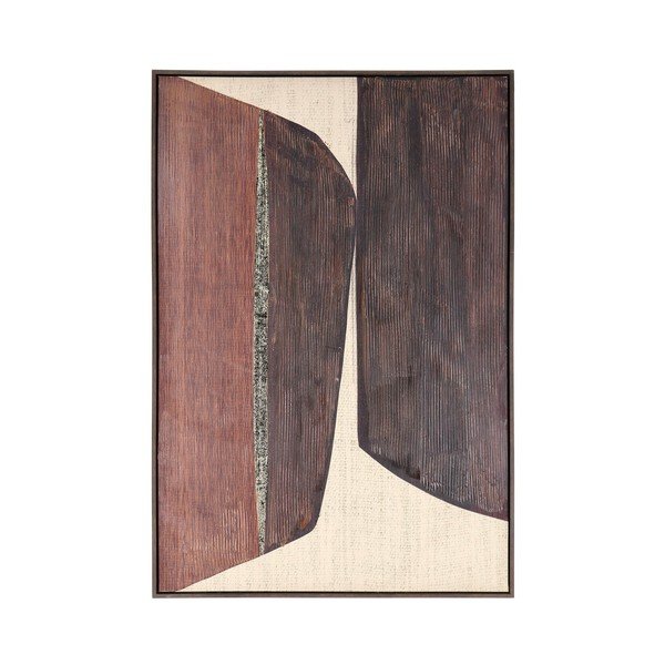 Dipinto stampato/con elementi dipinti a mano con cornice inclusa/dipinto su tela 83x123 cm Gallery – Bizzotto