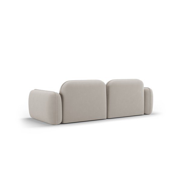 Divano in velluto crema 230 cm Audrey - Interieurs 86-image-3
