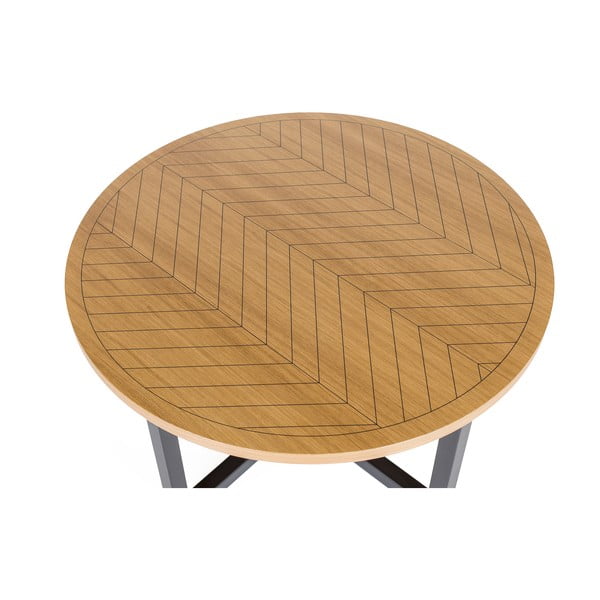 Tavolino rotondo Camden Camden Herringbone - Woodman-image-3