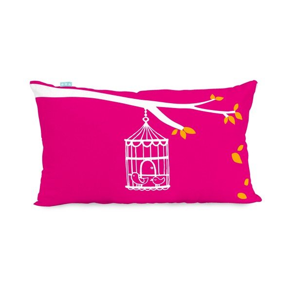 Bavlněný oboustranný povlak na polštář Moshi Moshi Birdcage, 50 x 30 cm-image-1
