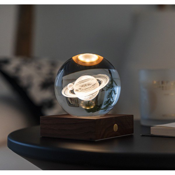 Decorazione luminosa marrone scuro con ricarica USB Amber – Gingko-image-1