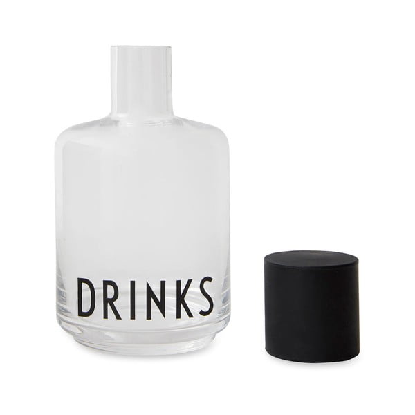 Caraffa in vetro per bevande, 500 ml - Design Letters