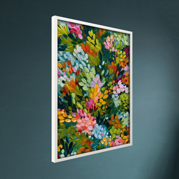Dipinto stampato con cornice inclusa 50x70 cm Vivid Meadow – Styler-image-3