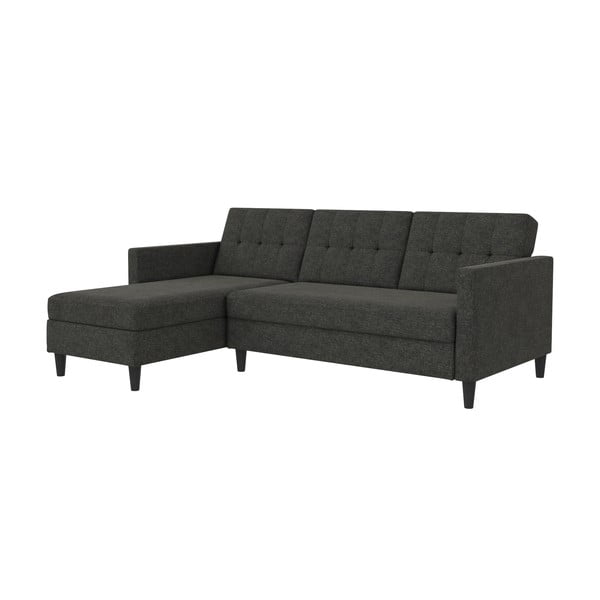 Divano letto grigio angolare Hartford - Støraa