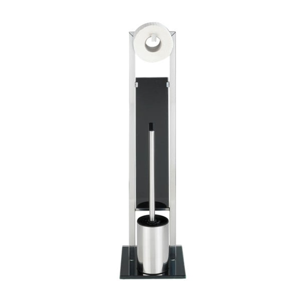 Scopino con supporto per carta igienica Rivalta - Wenko-image-2