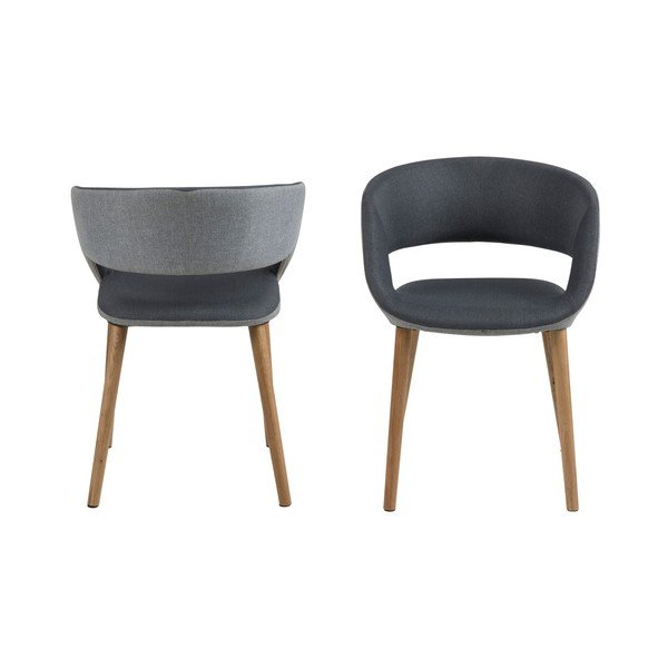 Sedia da pranzo Greta grigio antracite - Actona-image-4