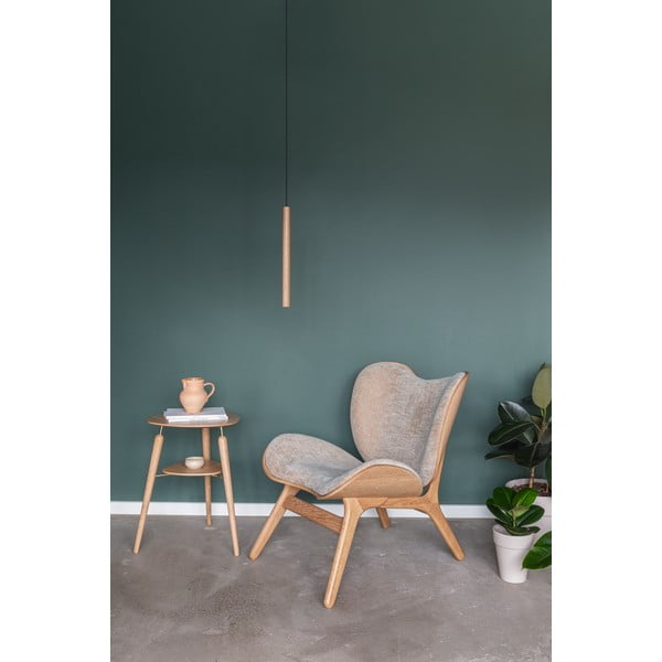 Lampada a sospensione a LED con paralume in legno ø 3 cm Chimes - UMAGE-image-3