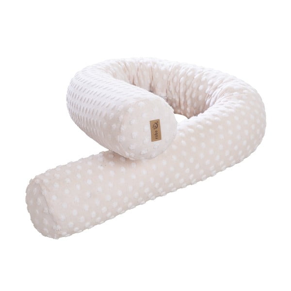 Paracolpi beige in misto cotone 170 cm Frosty Almond – Roba