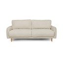 Divano letto in tessuto bouclé beige 215 cm Patti - Bonami Selection