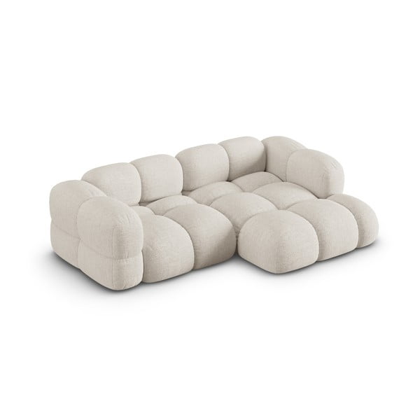 Divano angolare beige (con penisola a destra/con chaise lounge) Loretto – Cosmopolitan Design-image-2