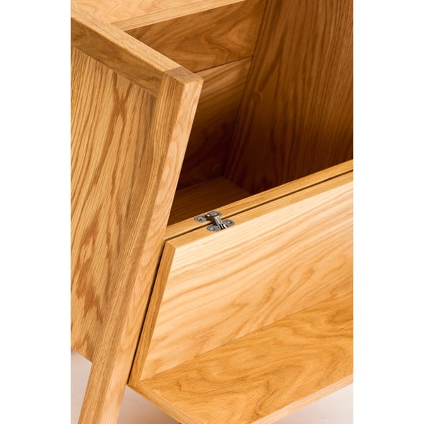 Mobile da vino in legno di quercia in colore naturale 59x60 cm NewEst - Woodman-image-1